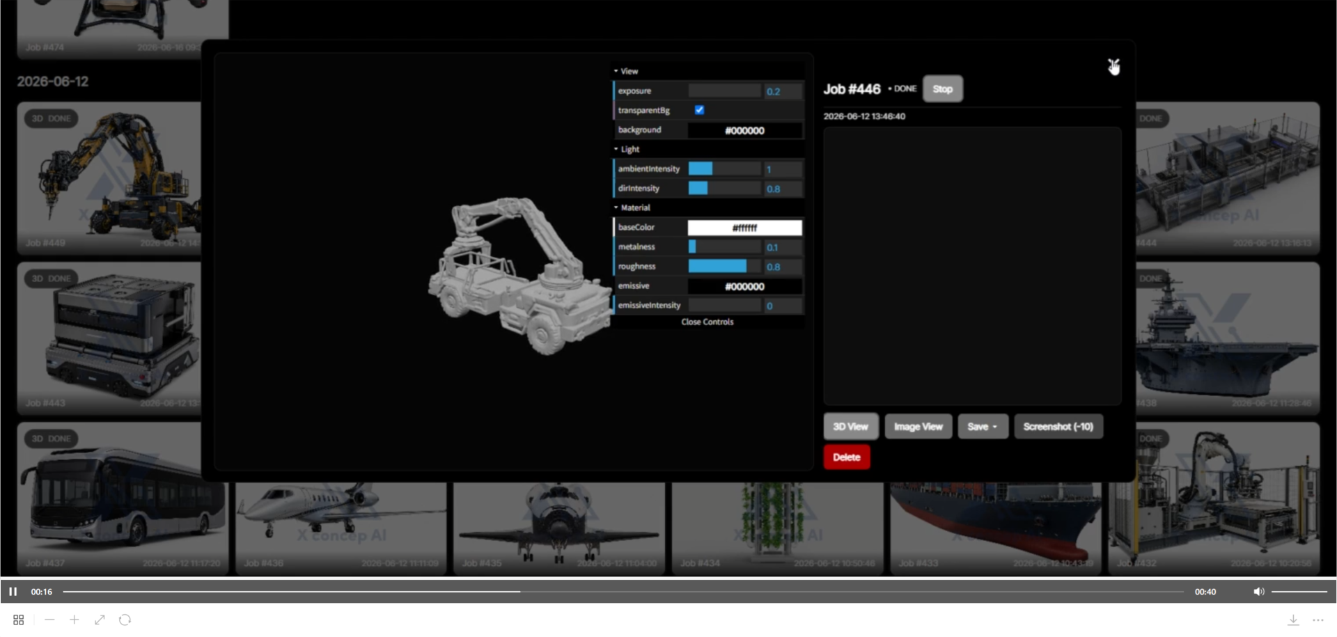 Text-to-3D generation platform